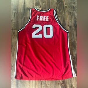 Headmaster Hardwood Legends World B. Free Guildford College Jersey Mens Size 5XL
